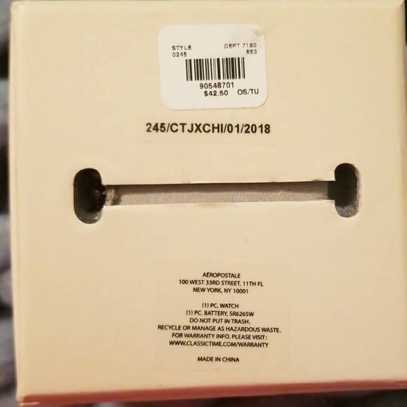 New Aeropostale rose pink watch with bracelets set - Picture 5 of 5